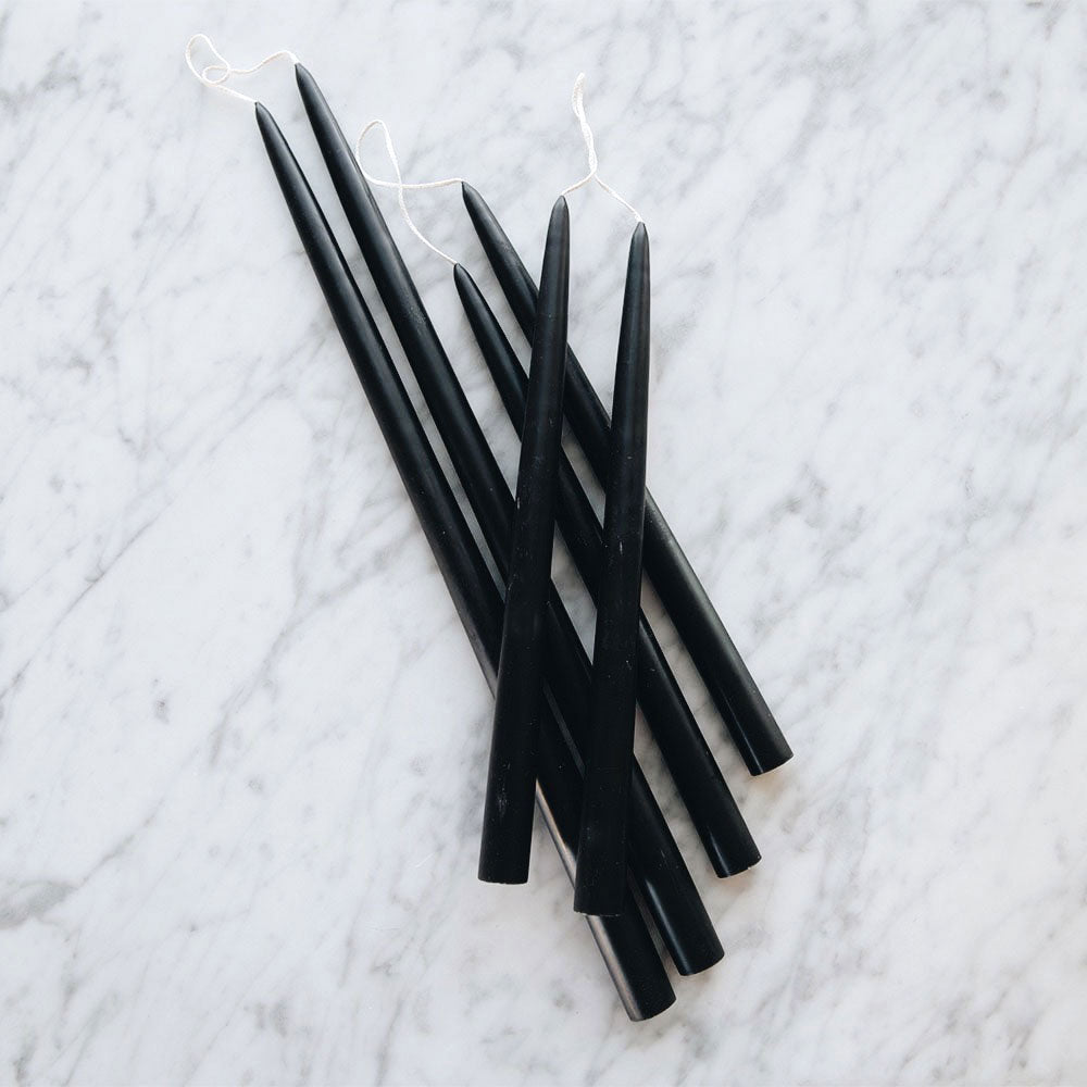 Hand Dipped Taper Candles in Iris Hand Dipped Taper Candles in Iris
