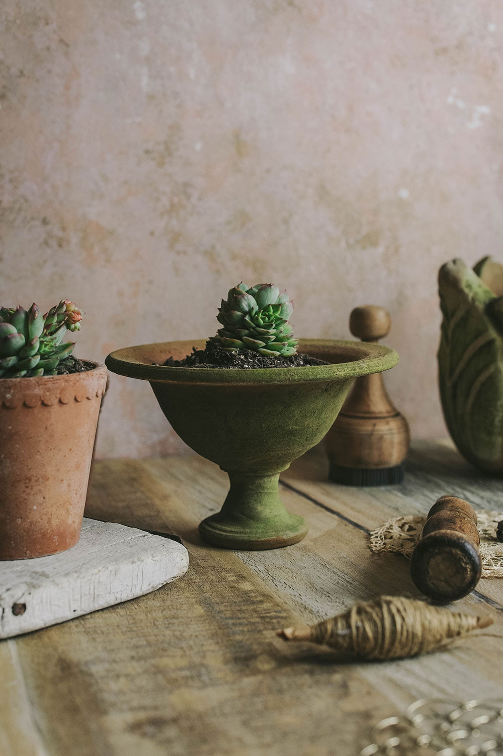Aged Terracotta Fruit Bowl Planter