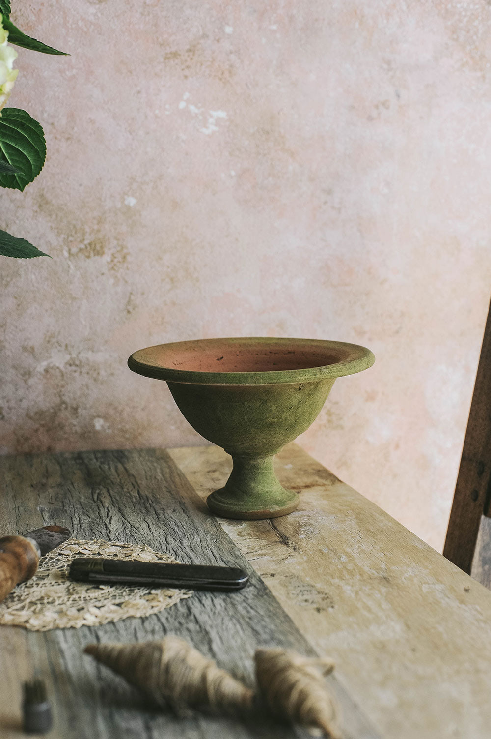 Aged Terracotta Fruit Bowl Planter