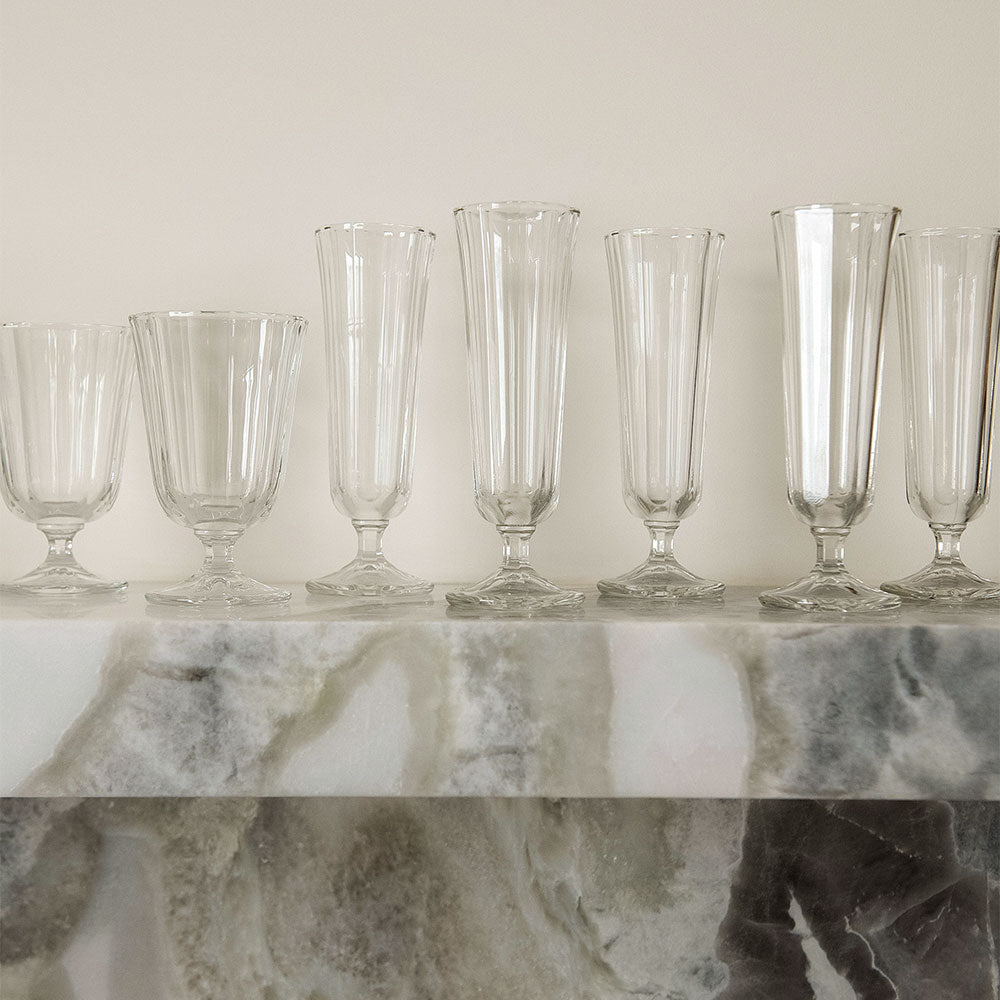 Fluted Champagne Glass Set