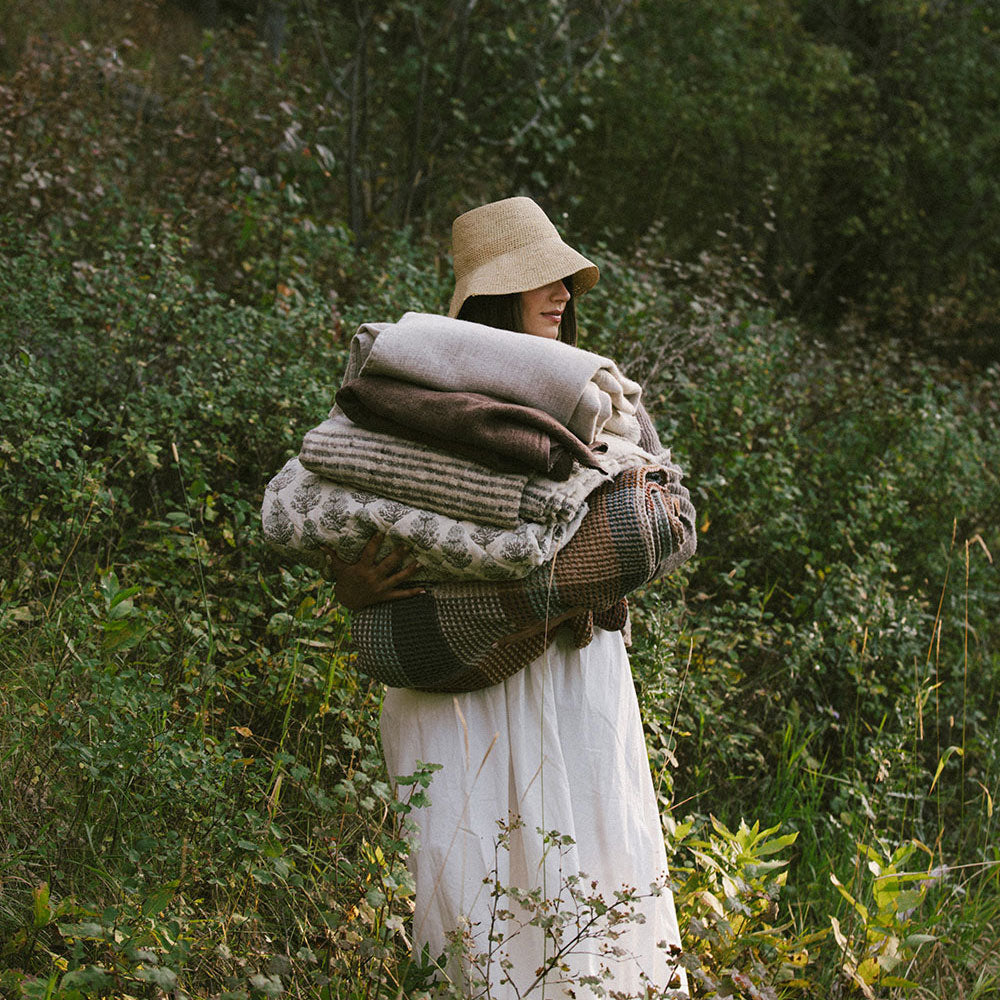 Cotton Waffle Blanket