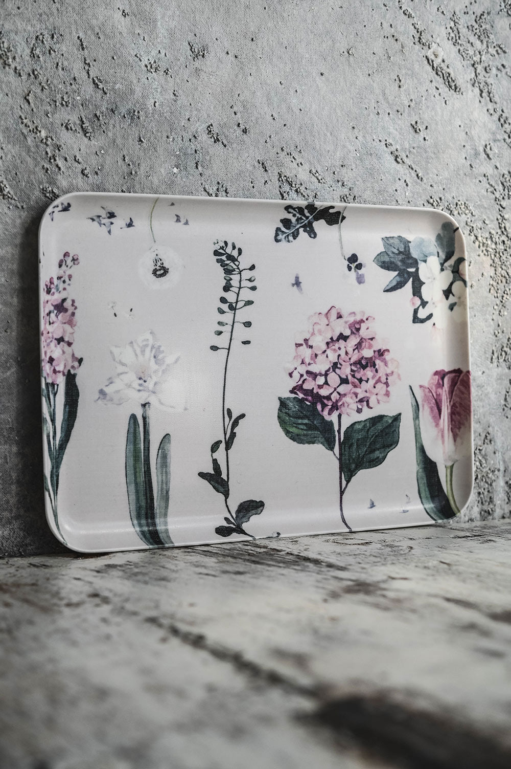 Linen Coated Botanical Tray