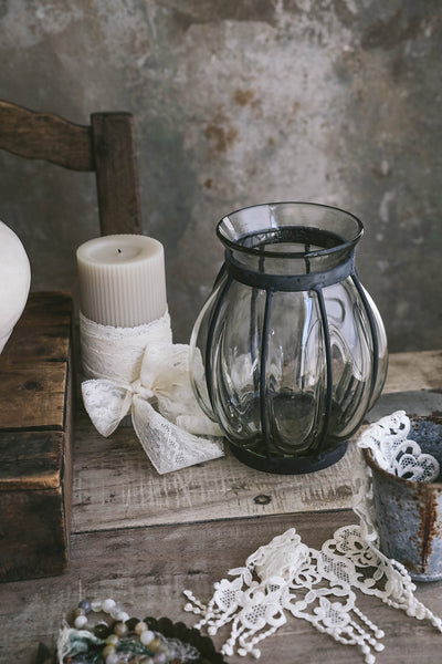 Blown Glass Vase / Lantern