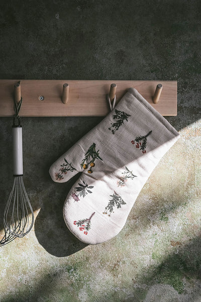Botanical Cotton Oven Mitt