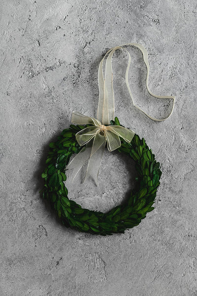 Preserved Boxwood Wreath