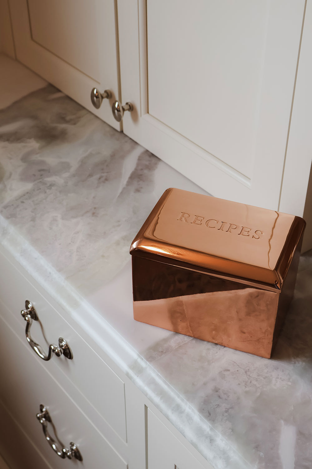 Copper Recipe Box