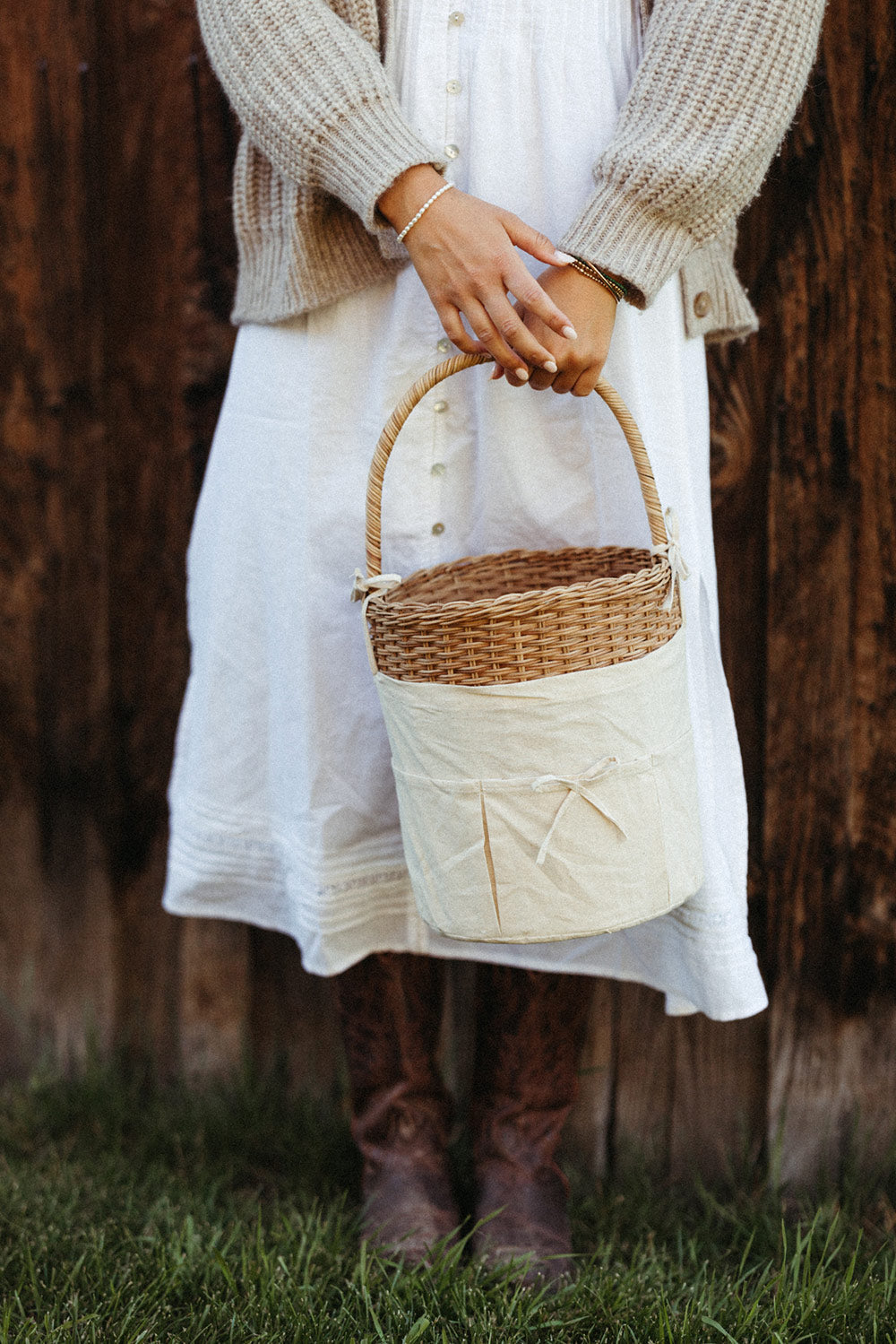 Busby Rattan Basket