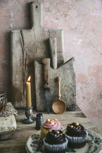 Carved Scoop Spoon Set