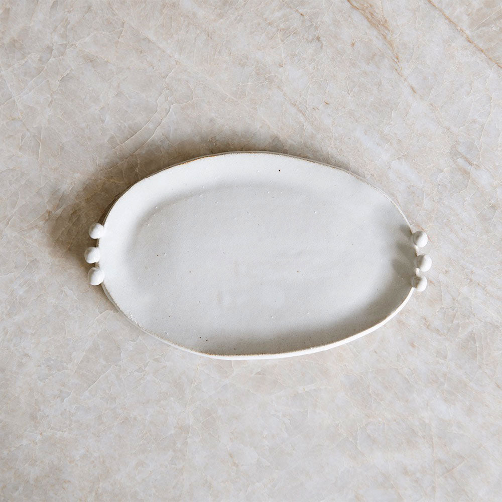 Beaded Ceramic Tray
