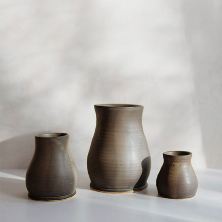 Ceramic Bloom Vase large - Mocha