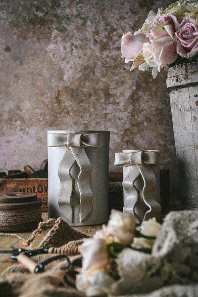 Small Ceramic Bow Vase