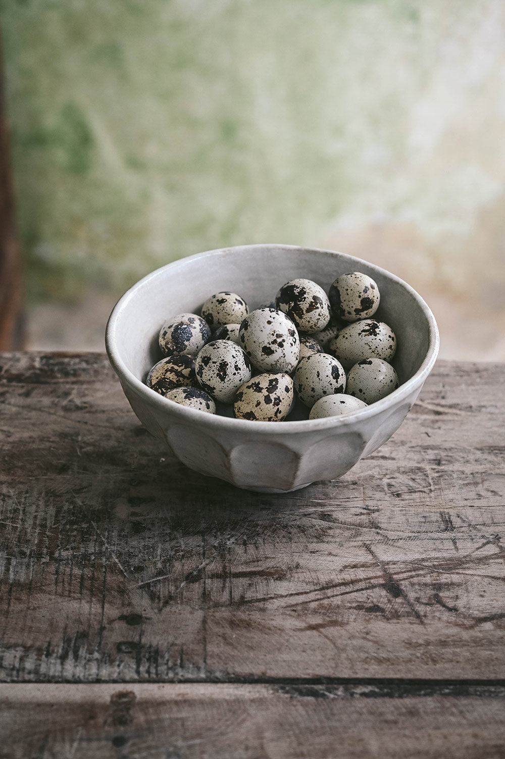 Ceramic Petal Carved Bowl
