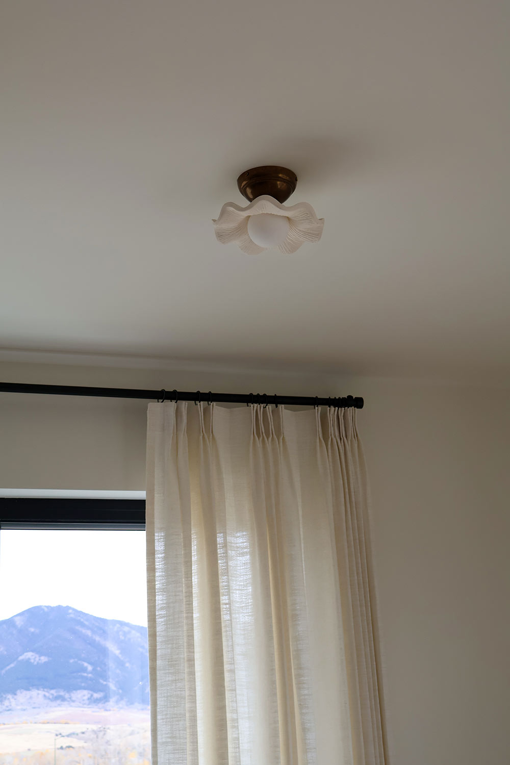 Ceramic Flush Mount Ceiling Light