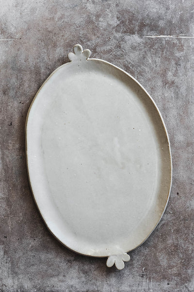 Petal Edge Ceramic Tray