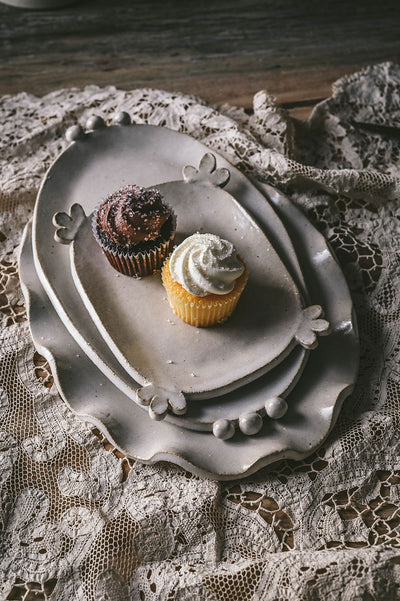 Petal Edge Ceramic Tray