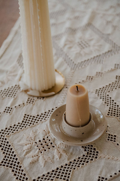 Stubby Beeswax Candle Set