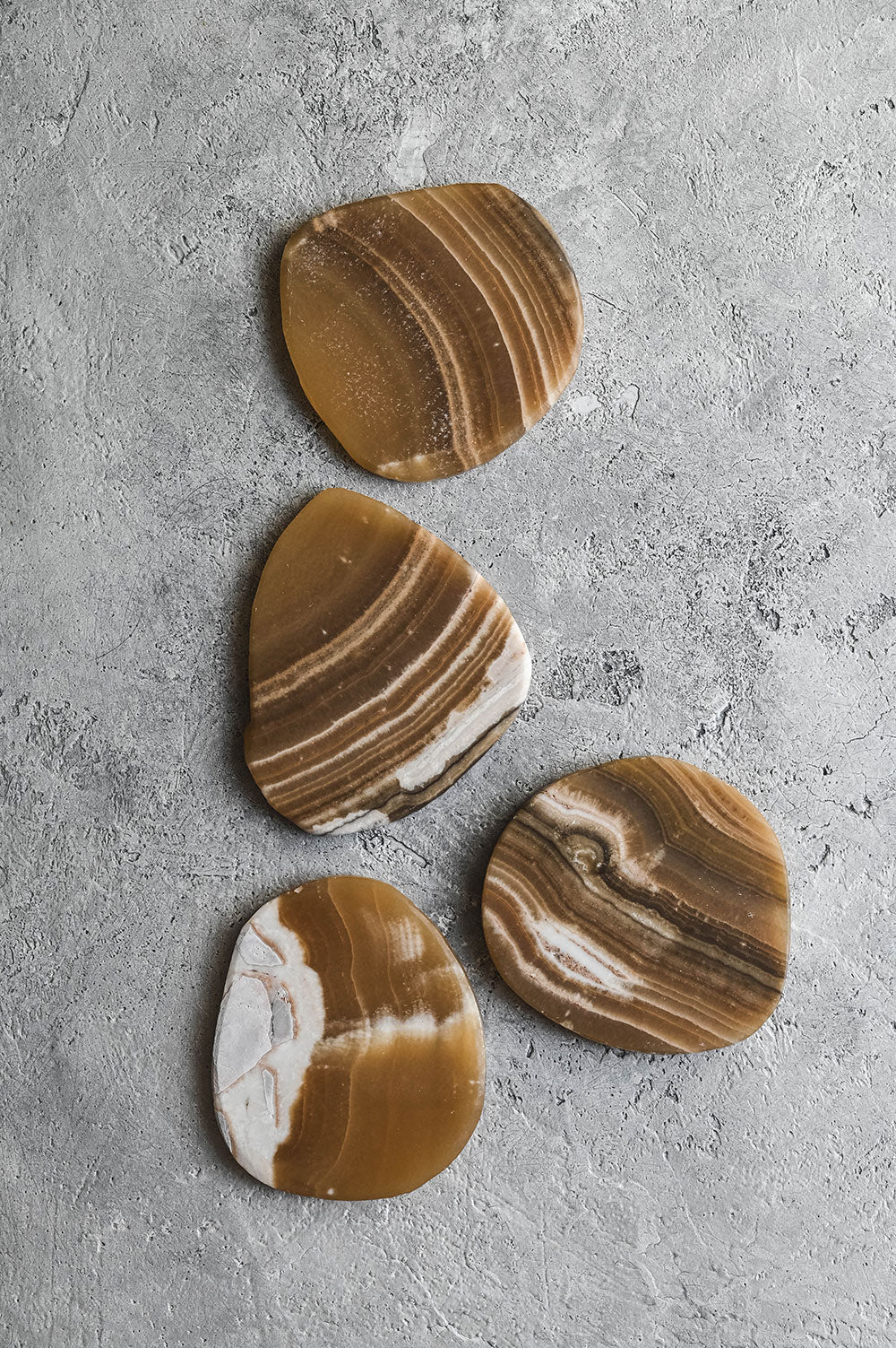Chocolate Onyx Coaster Set