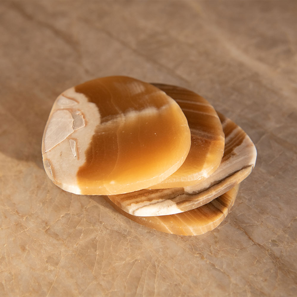 Chocolate Onyx Coaster Set