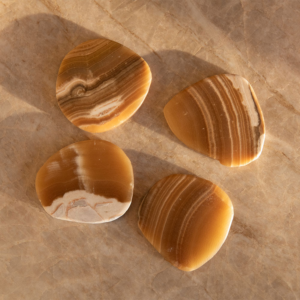 Chocolate Onyx Coaster Set