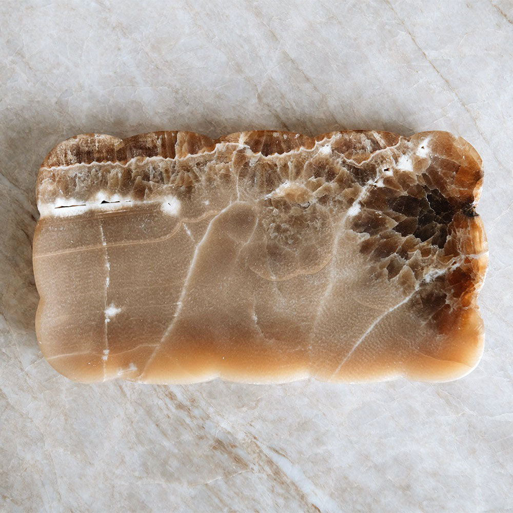 Chocolate Onyx Petal Tray