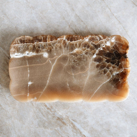 Chocolate Onyx Petal Tray