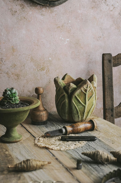 Aged Terracotta Posy Planter