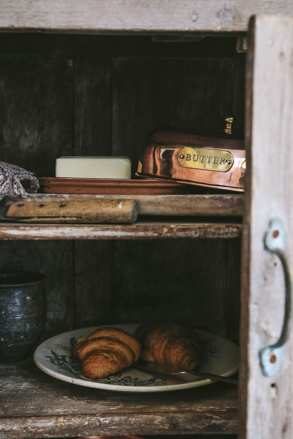 Copper Butter Dish