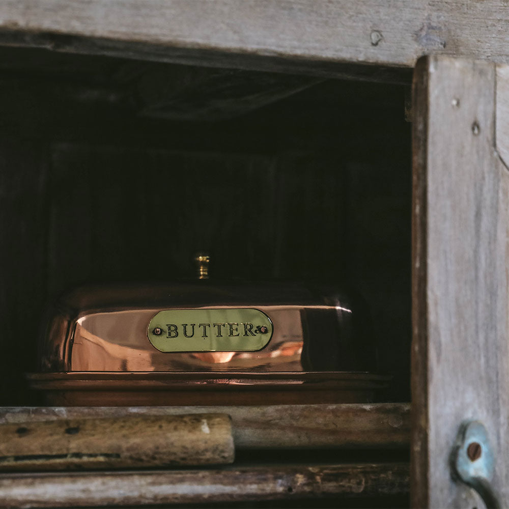 Copper Butter Dish