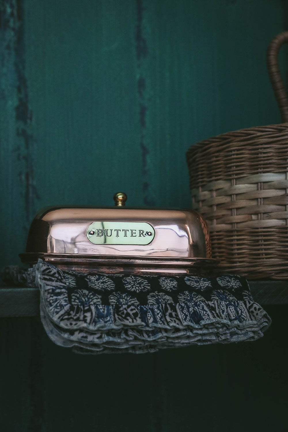 Copper Butter Dish