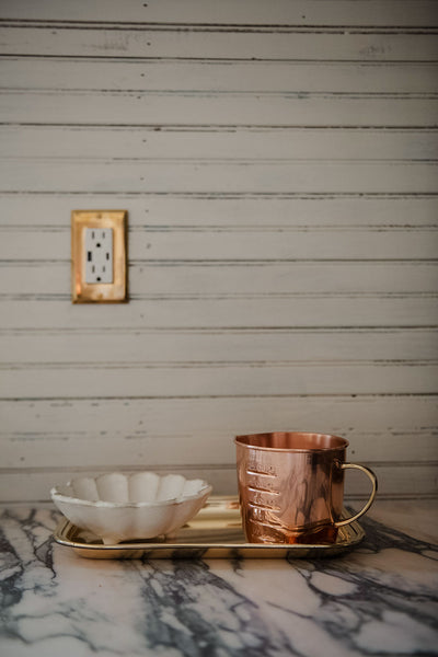 Copper Liquid Measuring Cup