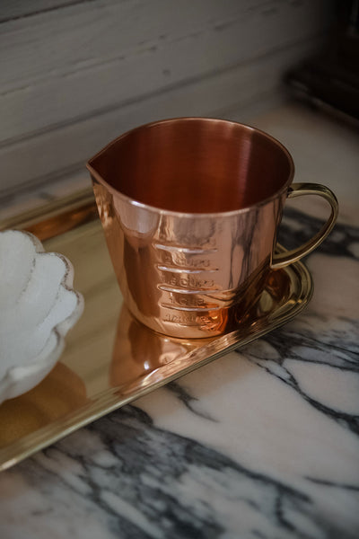 Copper Liquid Measuring Cup