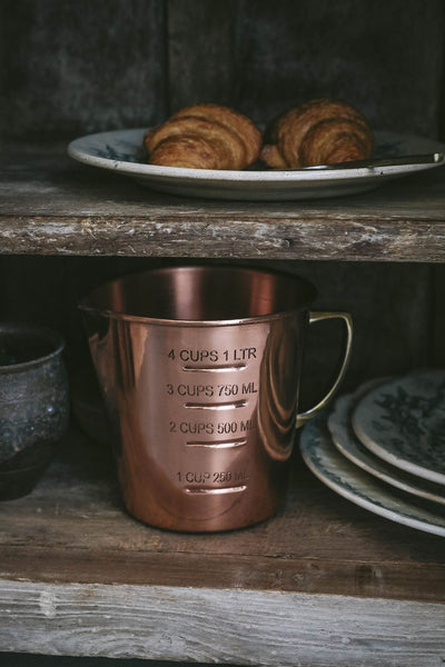 Copper Liquid Measuring Cup