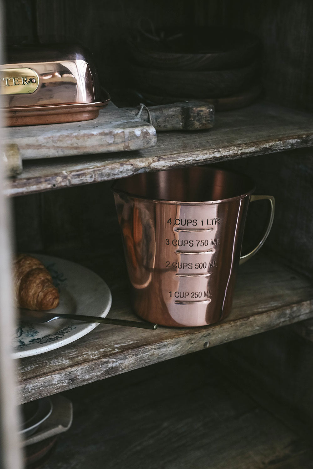 Copper Liquid Measuring Cup