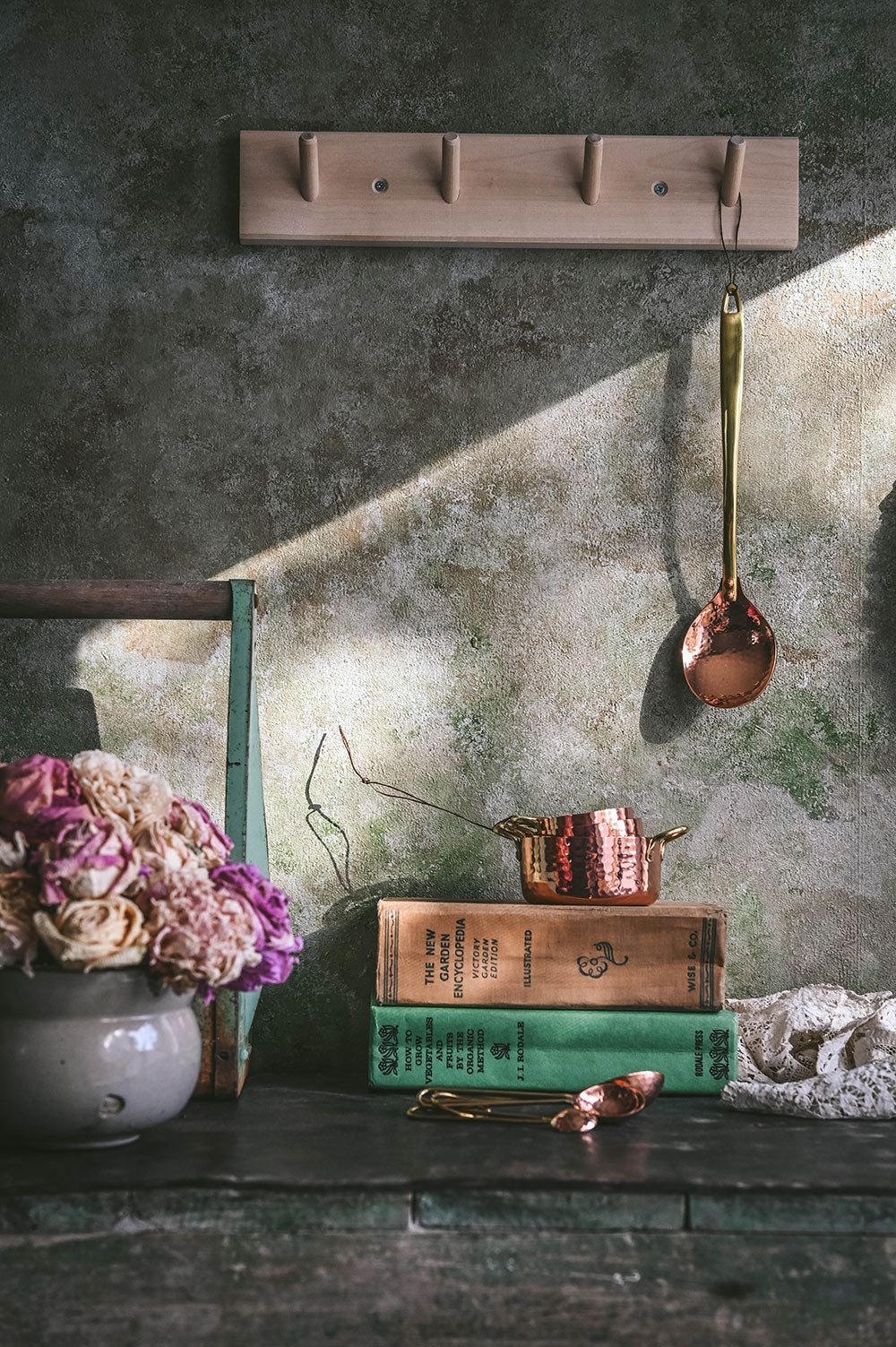 Copper & Brass Mixing Spoon