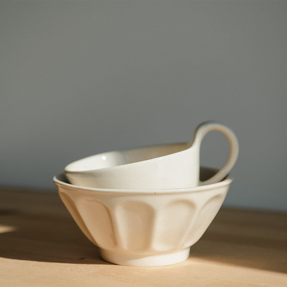 Cream Ceramic Cup