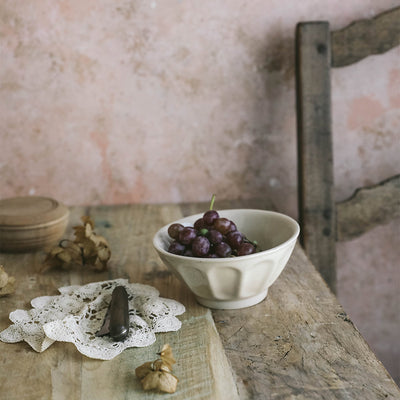 Cream Ceramic Bowl