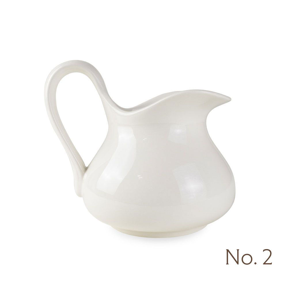 Stoneware Pitcher - Creamware, Small