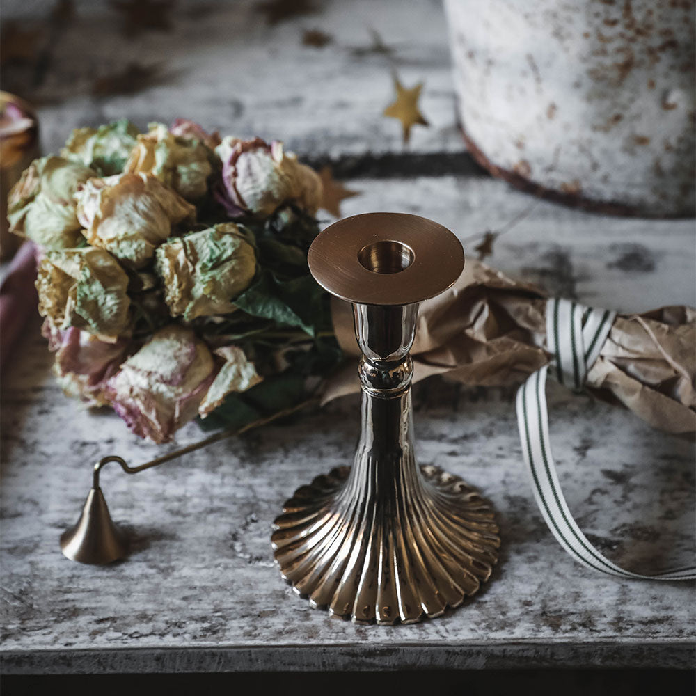 vintage * turip candle holder 2点セット Vintage-inspired Fluted Candle Holder – roaniris.co