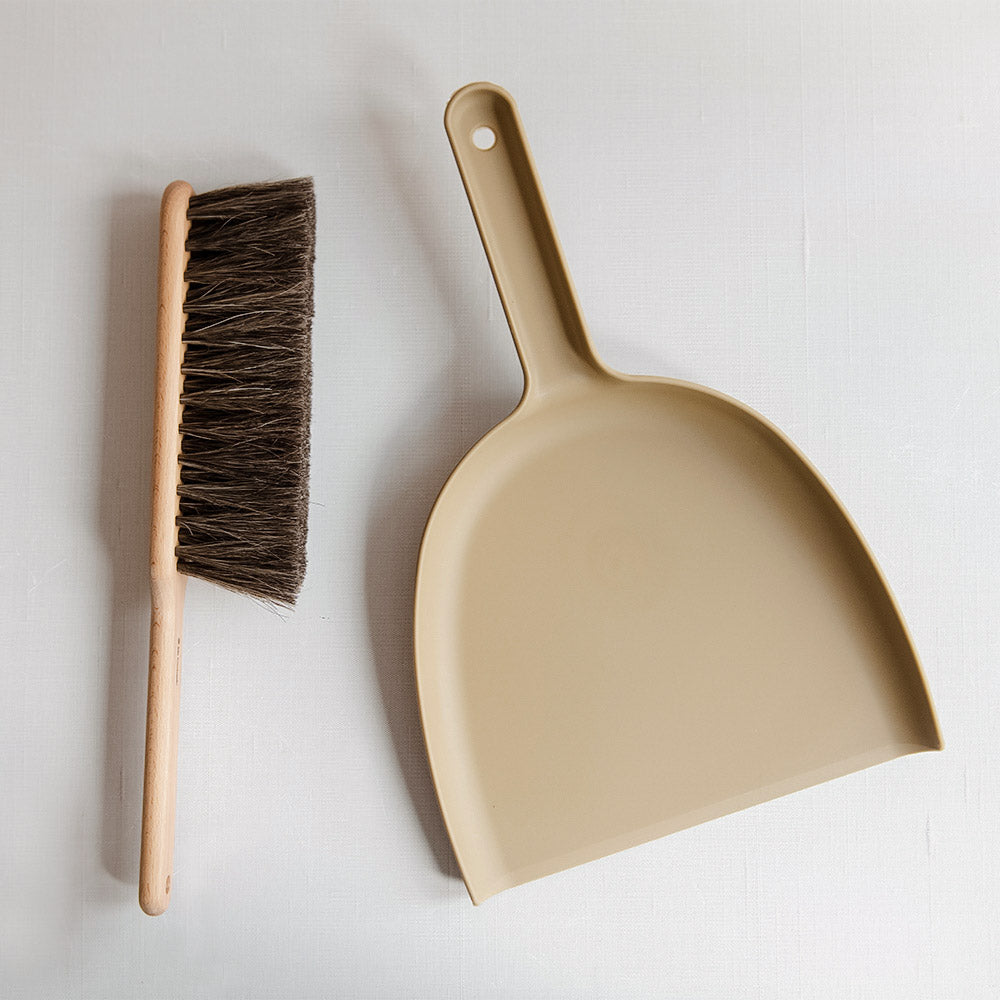 Wood Hand Broom & Dustpan Set II