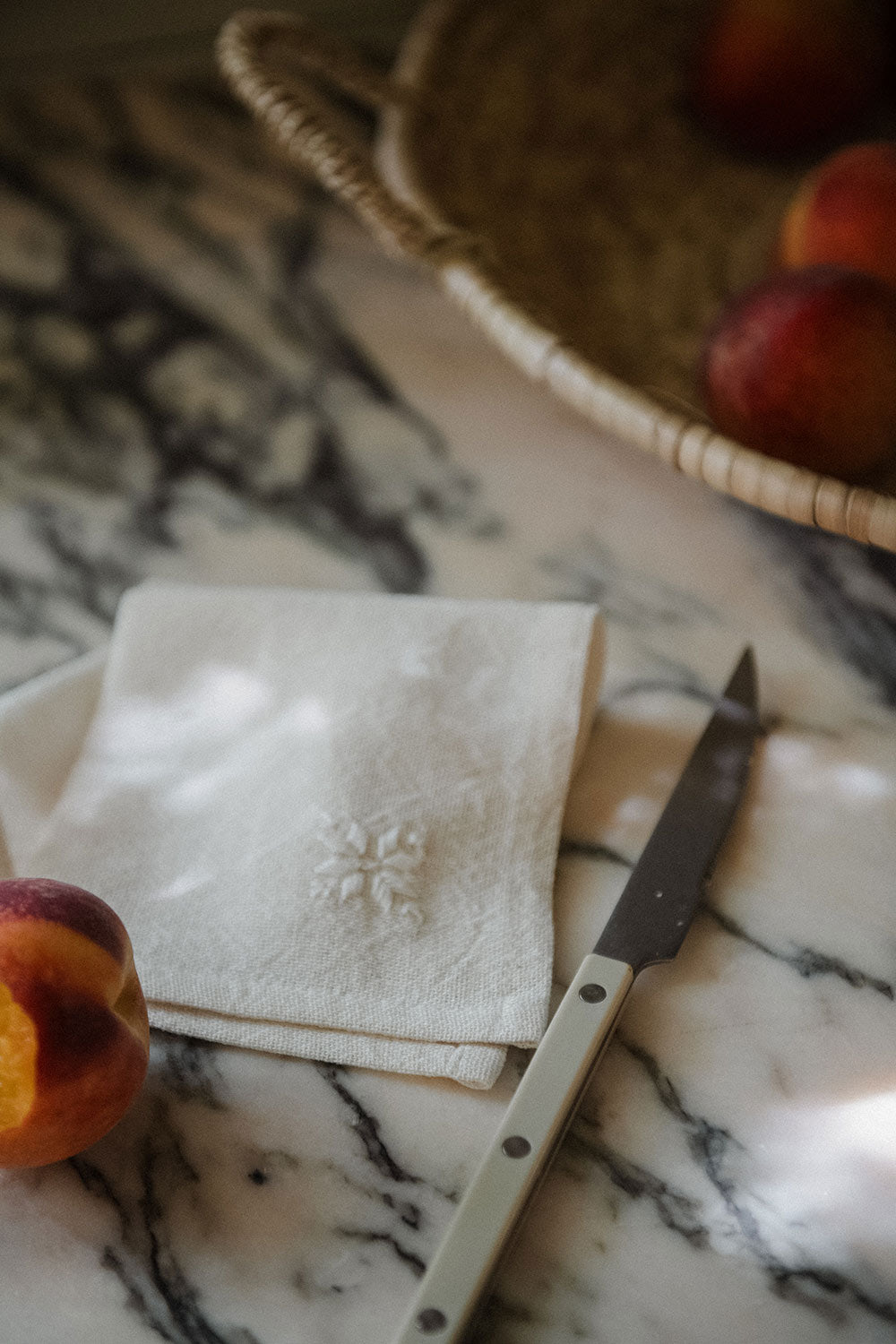 Handcrafted Needlework Napkin Trio