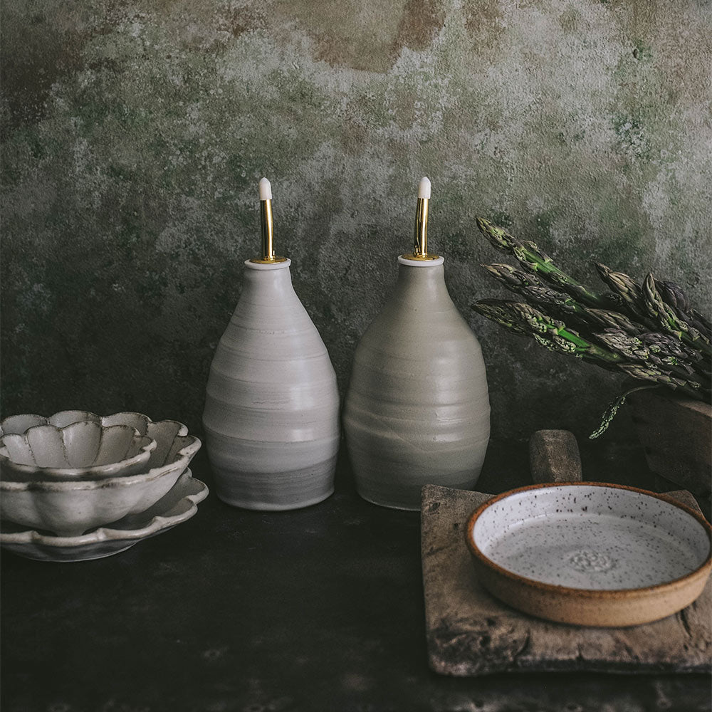 Everyday Ceramic Oil Bottle - Pistachio