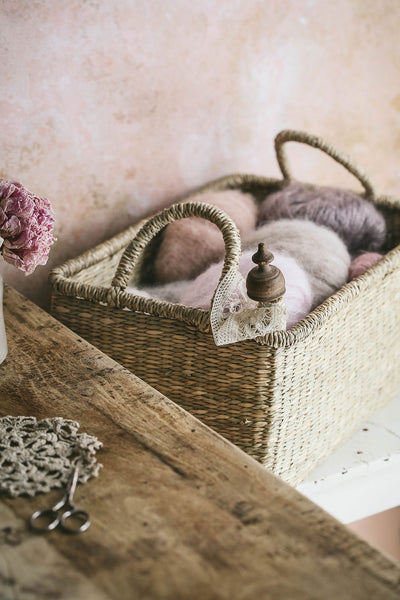 Handwoven Seagrass Everything Basket