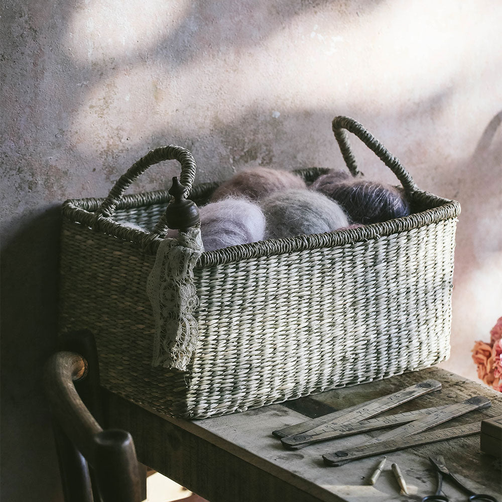 Handwoven Seagrass Everything Basket