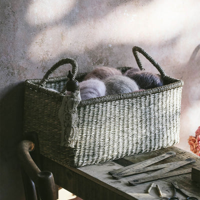 Handwoven Seagrass Everything Basket
