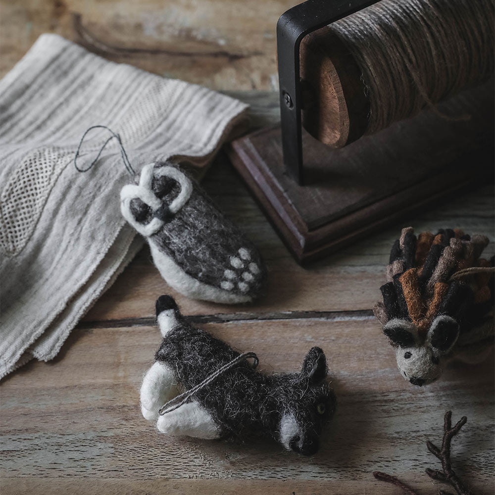 Felt Forest Friend Ornament