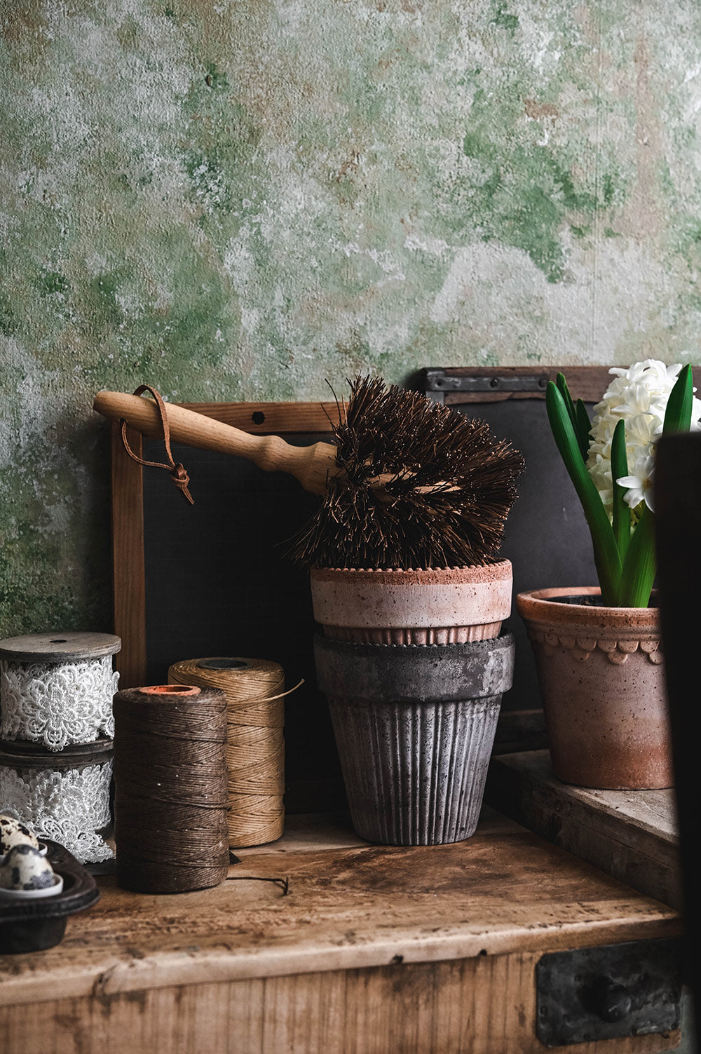 Flowerpot Planter Brush