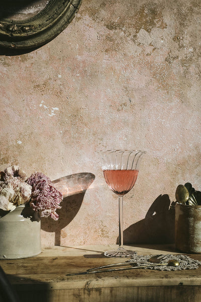 Fluted Bell Glass