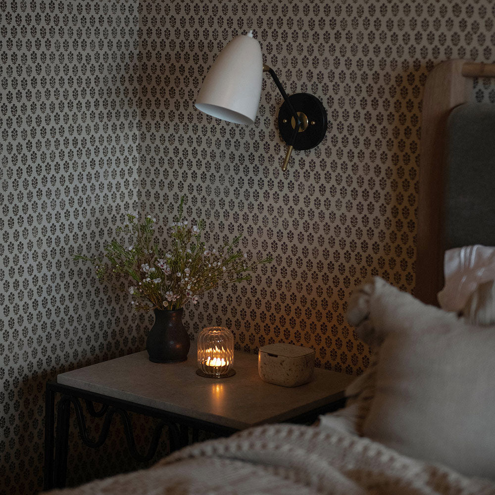 Fluted Glass Tealight Lantern