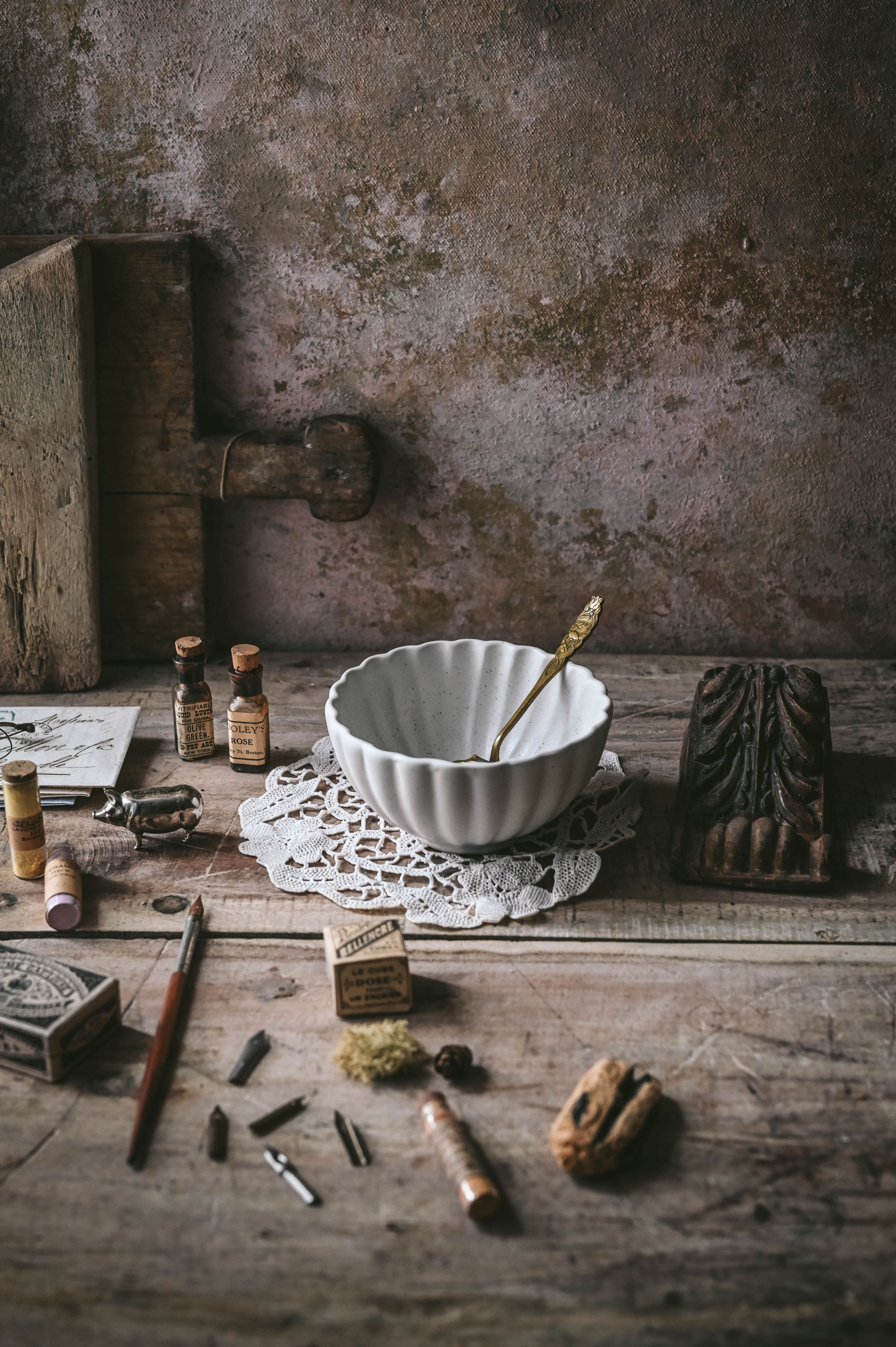 Fluted Ceramic Small Bowl