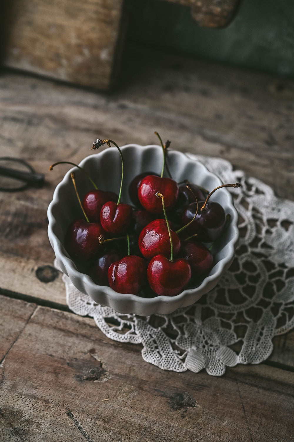 Fluted Ceramic Small Bowl